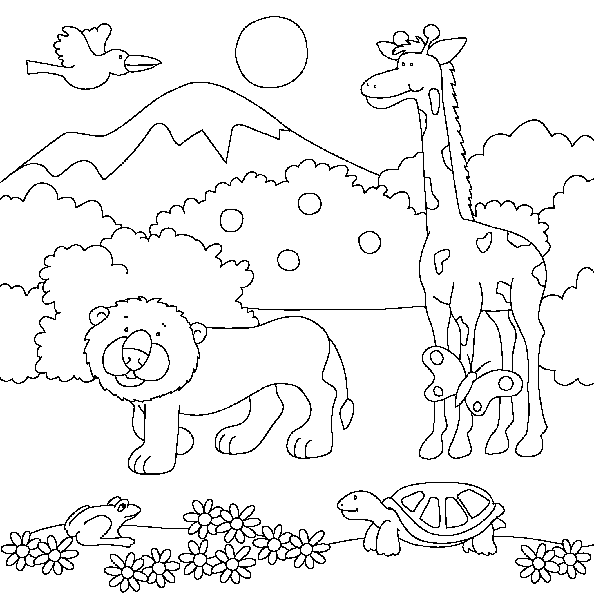 God made all the animals.